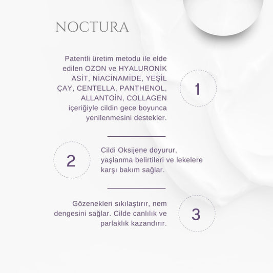 QZON Noctura Soyulan Oksijen Maskesi & Kolajen Destekli Siyah Nokta Karşıtı Gece Maskesi (100 ml)