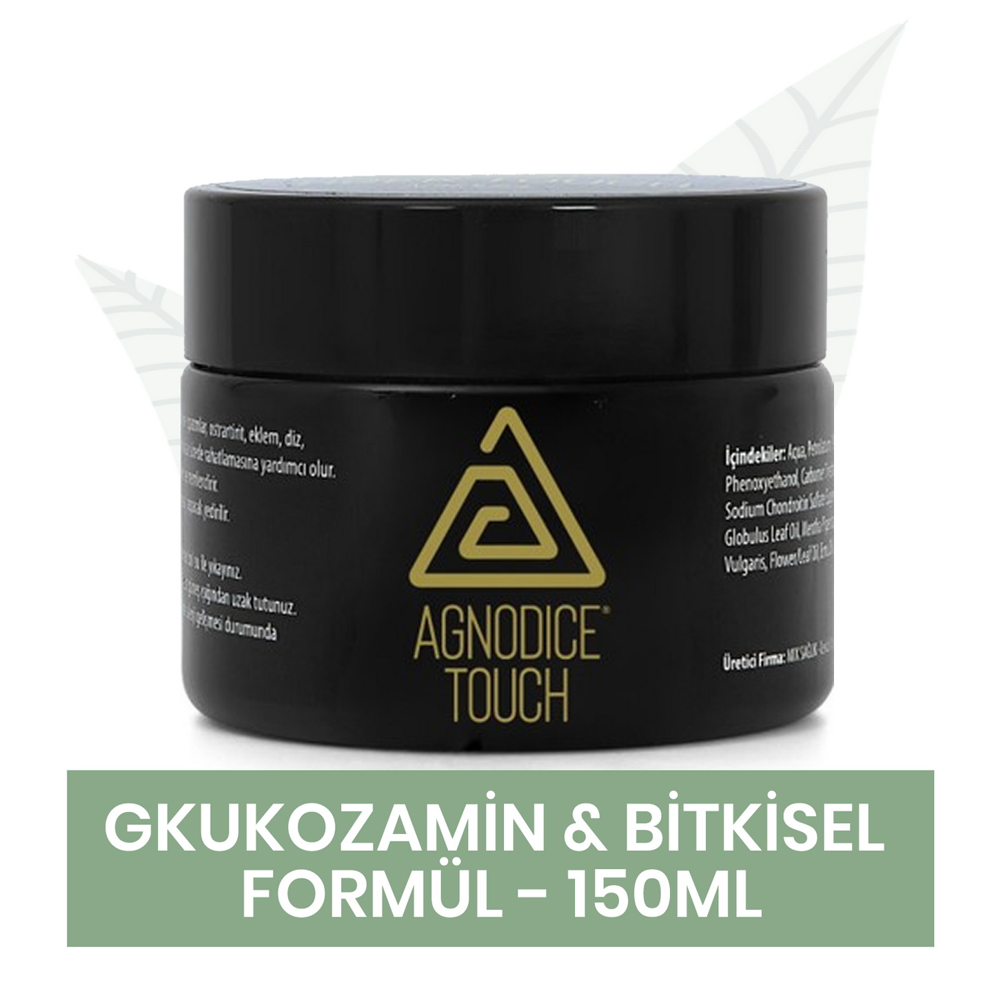 Agnodice Touch Topikal Glukozamin & MSM İçerikli Destek Kremi - 150ml