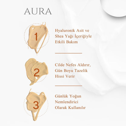 QZON Aura Base Glow Makyaj Bazı Nemlendirici Yüz Kremi SPF 30 – Leke Karşıtı Ton Eşitleyici 30ML