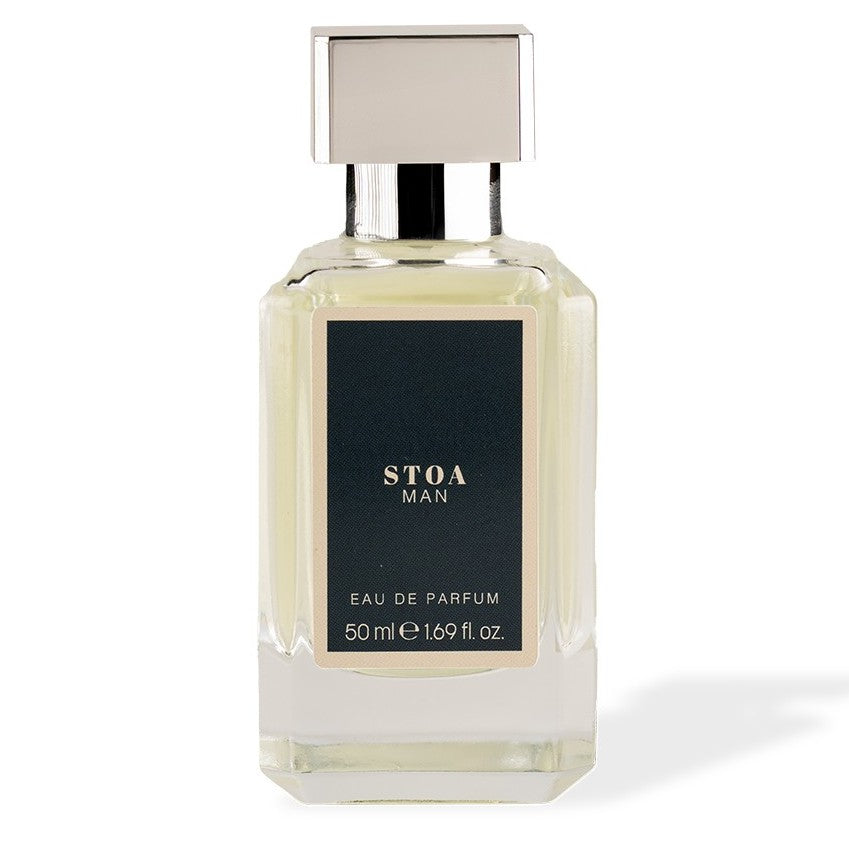 Stoa Tinos Erkek Parfüm EDP 50 ml | Kalıcı & Sıcak İmza Koku | Pembe Biber, Lavanta, Vanilya